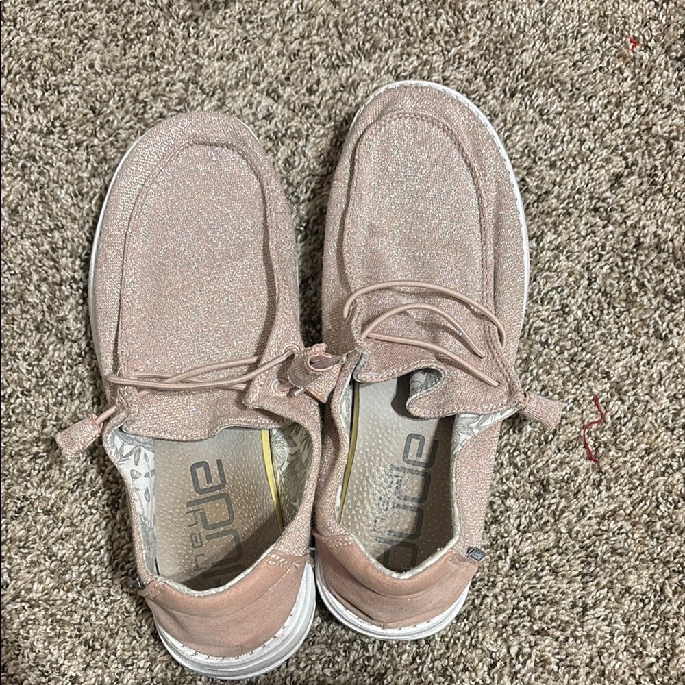 Hey Dude Pink Moccasin Shoes